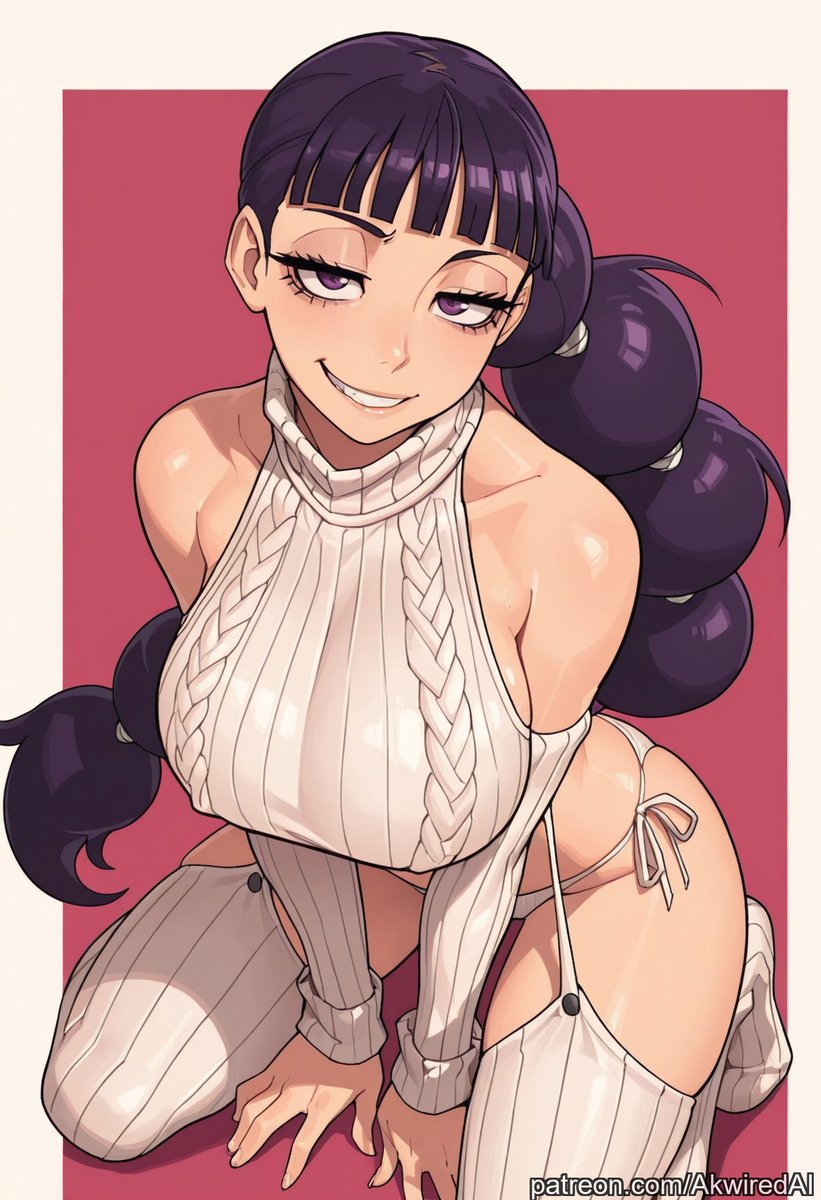 ak_wired_ai's tweet photo. An older trend, but Virgin-Killer Sweater is such a good look - Remi JJK https://t.co/4r3yFzr2Iw