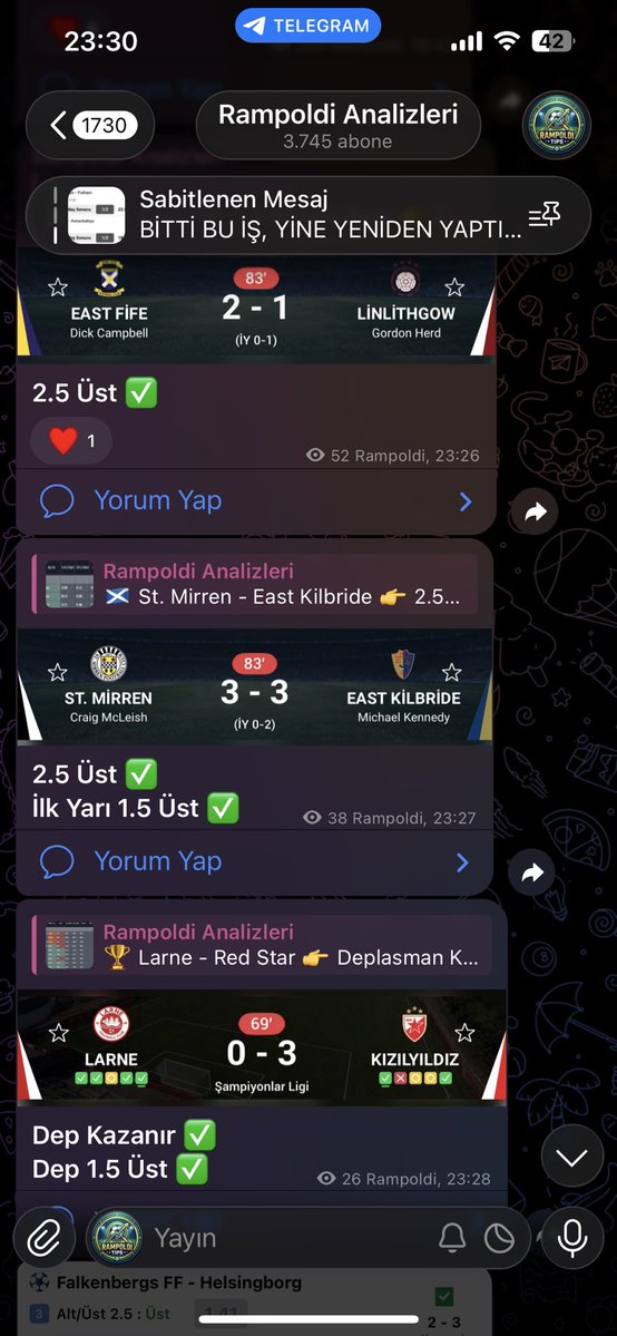 RampoldiTips's tweet photo. Herkese açık grupta fulledik, katılmayan ücretsiz bir şekilde linkten gelebilir.

Grup Linki: https://t.co/zjGeVlR5UB https://t.co/iiOSpMDWV6
