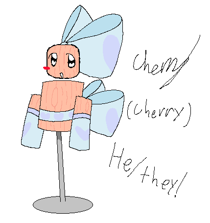 Roxyzfox's tweet photo. Another mannequin... oooo... their names Cherry, and they are #kawaii and #cute... they are made of cherry wood and they are probably queer.
#regretevator #roblox #mannequin #OCㅤㅤ #regretevatoroc #mannequinoc #art #mspaint #queer #lgbtq #lgbtqia https://t.co/1xE7xseHLe