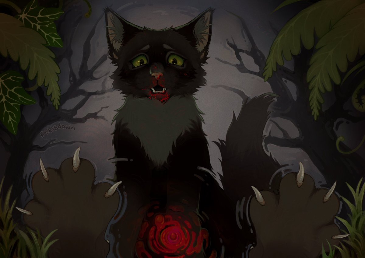 felisdown's tweet photo. Hollyleaf 🩸 https://t.co/Qtcys7Bm9n