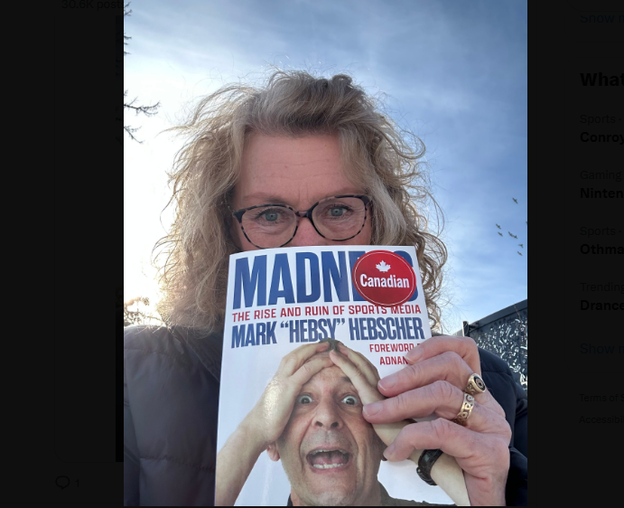 Hebsyman's tweet photo. Read any great books lately?  Just got in a new shipment of "Madness: The Rise and Ruin of Sports Media". Thanks to all who bought a copy, including sports journos and storytellers @lisabowes & @maryormsby. Thanks to @adnanvirk for the Foreword.
Message me for a personally signed copy or grab your own via Amazon.  
https://t.co/vzK6r6CGpy
If you'd prefer to listen to me narrate the audiobook, click here:
https://t.co/hEEBYKQVR1