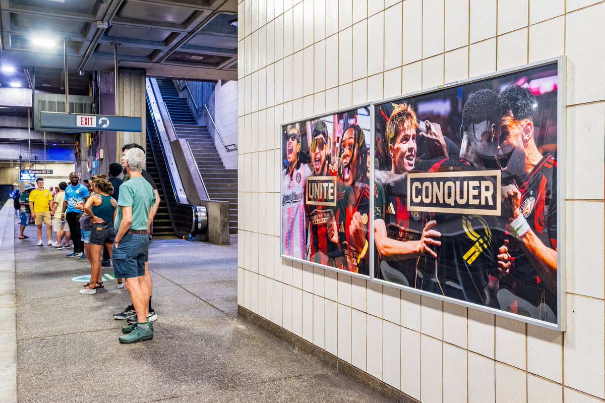 intersection_co's tweet photo. With the World Cup still top of mind after last weekend's final, @ATLUTD is leveraging soccer's momentum through OOH advertising. By showing up in public spaces during one of the sport's biggest moments, the club is reaching fans when interest and engagement are at their highest. https://t.co/wOEvAmmHLA