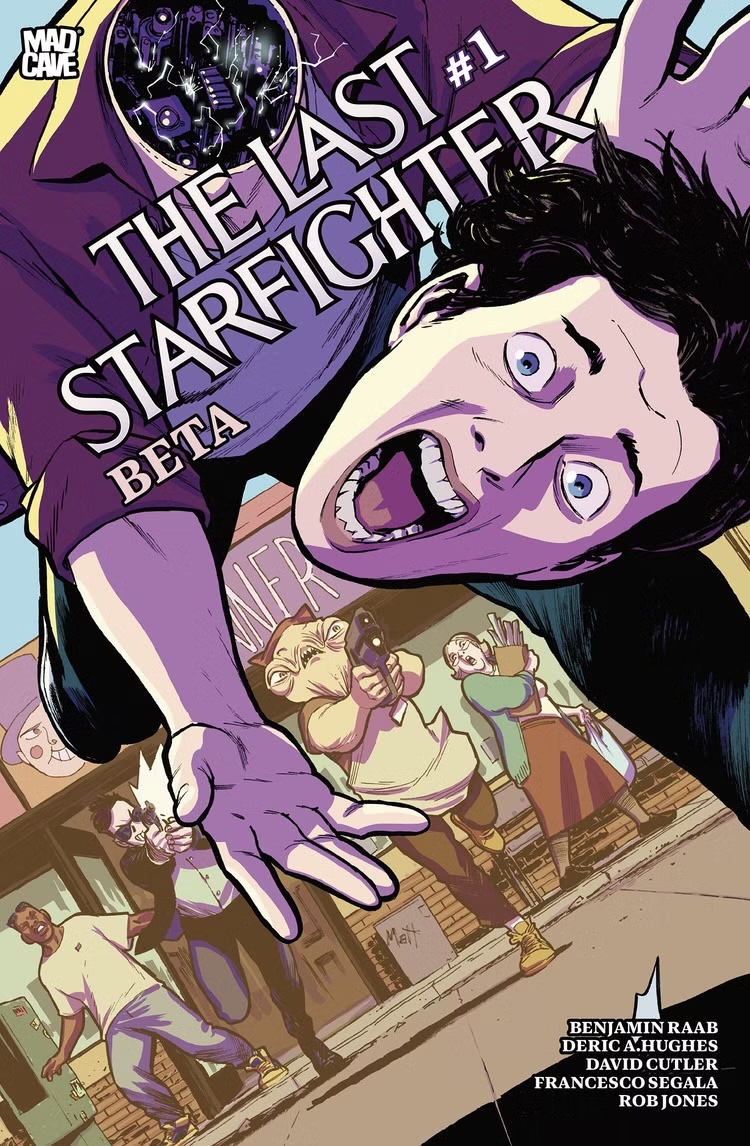 pauldavidson's tweet photo. Everyone's favorite #TheLastStarfighter robot duplicate, BETA, gets his own one-shot comic in October from @MadCaveStudios. Finally, we find out what happened to him after the end credits ran. https://t.co/R0kuxVynhn