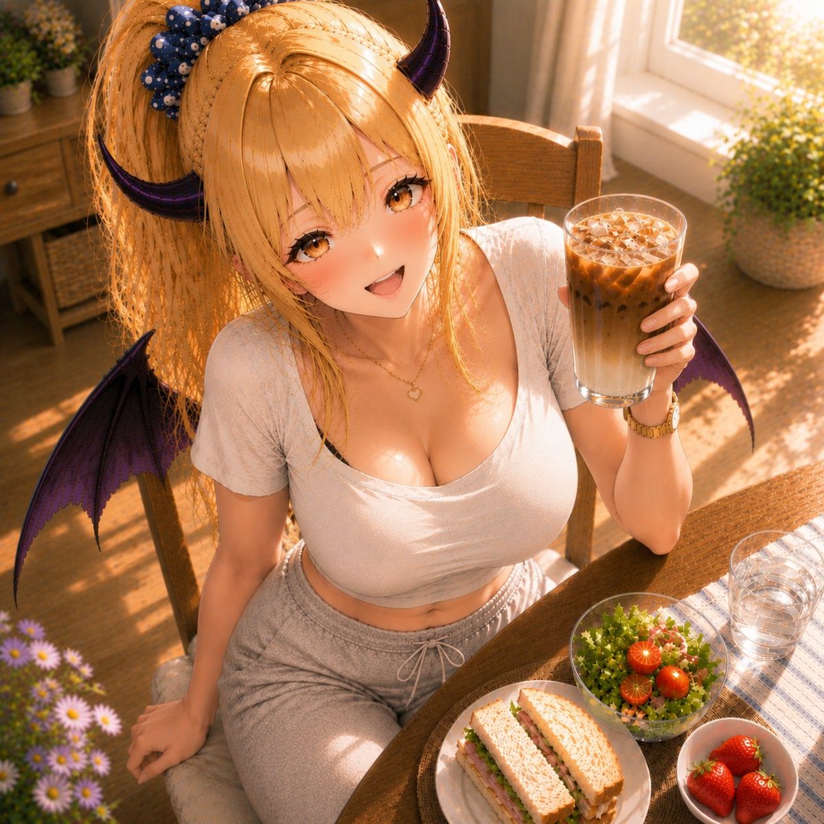 Lucifer_days's tweet photo. おはようございます☀️💜

今日もあまーいカフェラテで、のんびりスタート😊☕

無理せず、自分のペースで✨

キミが笑顔いっぱいの１日になりますように…🧡💛 https://t.co/QFpq1Rht2I