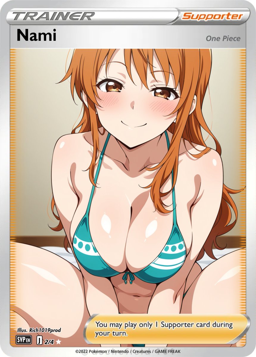 Rich1019Prod's tweet photo. Would you be interested in this trading card collection?

#MikuNakano #Nami #nicorobin  #Yoruichi #Waifu https://t.co/4nPLxYLrXx