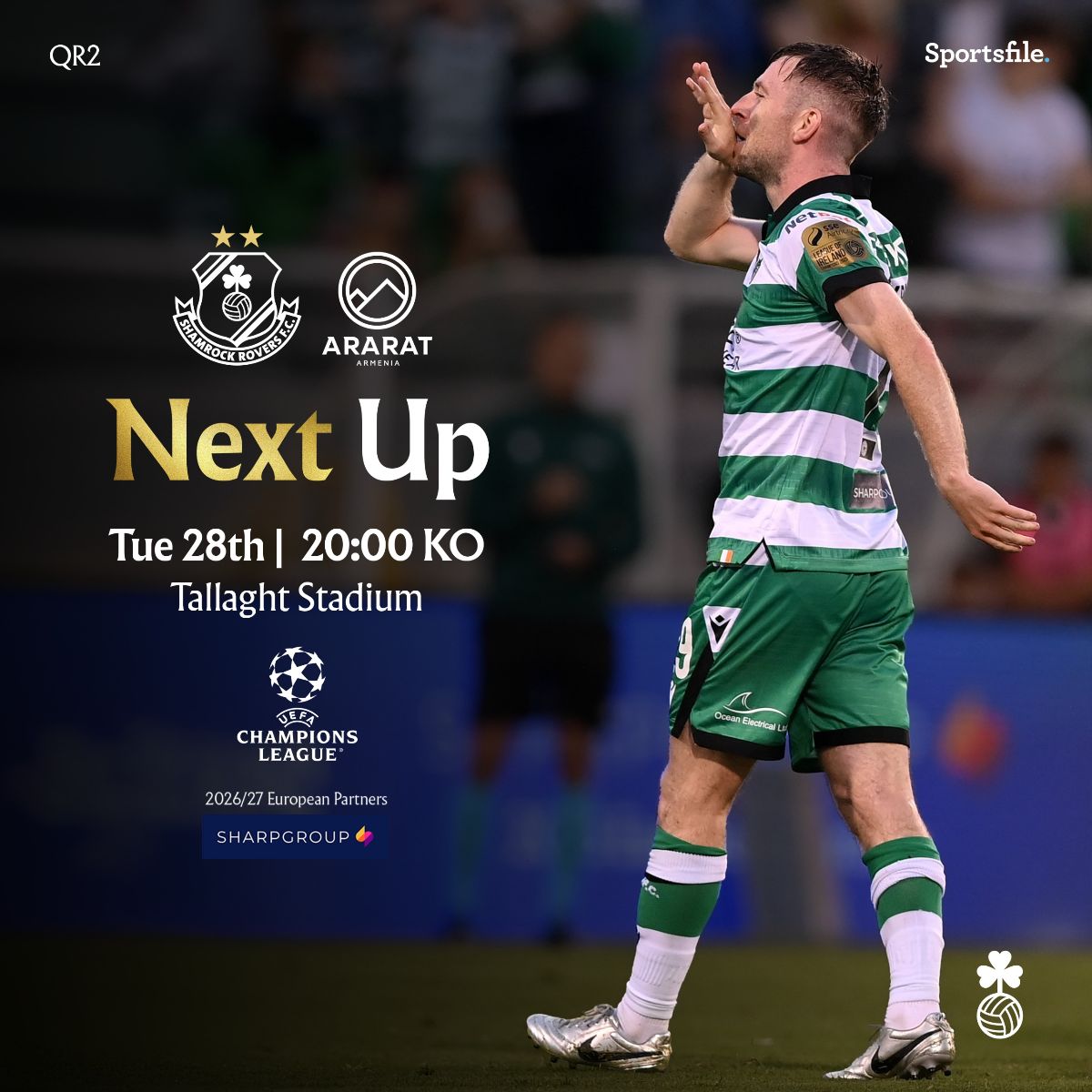 ShamrockRovers's tweet photo. 📌 Ararat-Armenia (H)

#RoversInEurope https://t.co/sSnFxEqXWz
