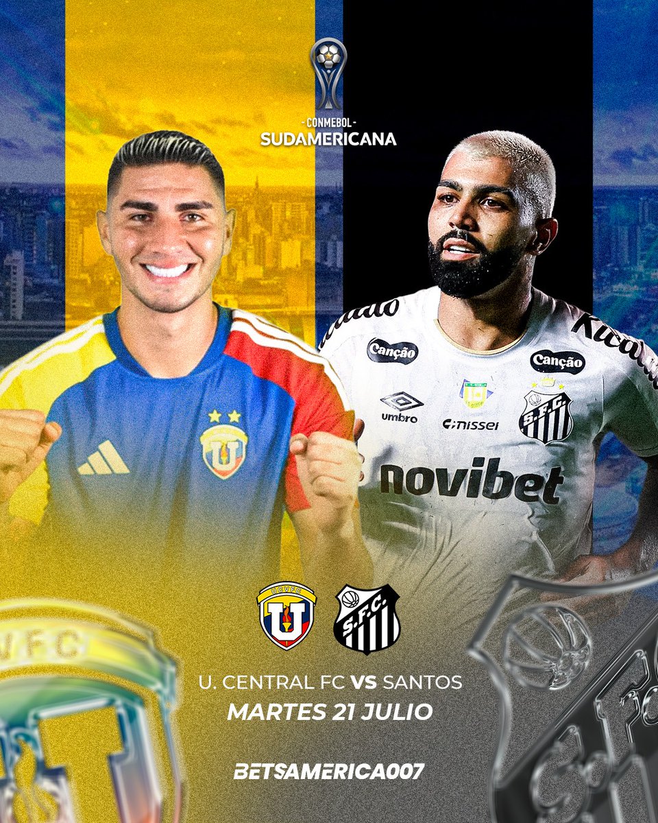 eldateropro's tweet photo. ¡Noche de Copa en Sudamérica!

Universidad Central buscará dar el golpe ante un histórico del continente cuando reciba al Santos de Brasil por la CONMEBOL Sudamericana.

🇻🇪 ¿Podrá el conjunto venezolano aprovechar su casa o pesará la jerarquía del "Peixe"?

💬 ¿Quién se queda con el primer asalto?

Haz tu pronóstico AHORA en https://t.co/c4moKZR43U 

#Sudamericana #UCV #Santos #TuApuesta365 #FútbolSudamericano @Betsamerica007_