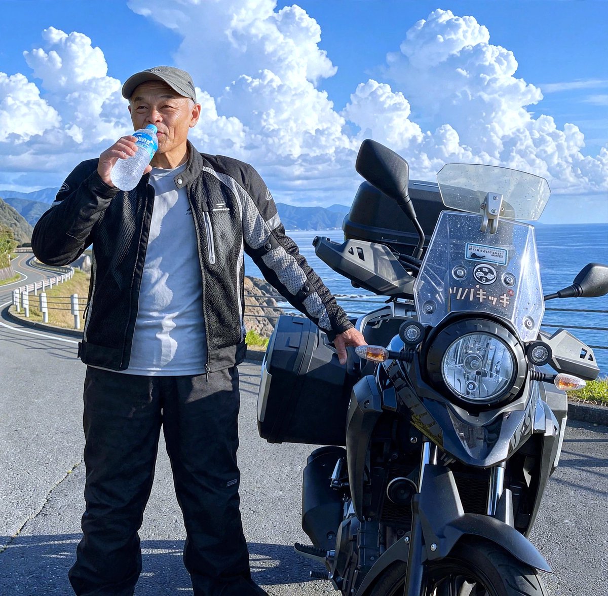 ☆ツバキッキ☆埼玉県の比企郡が好き♡好き♡Vストローム250乗り