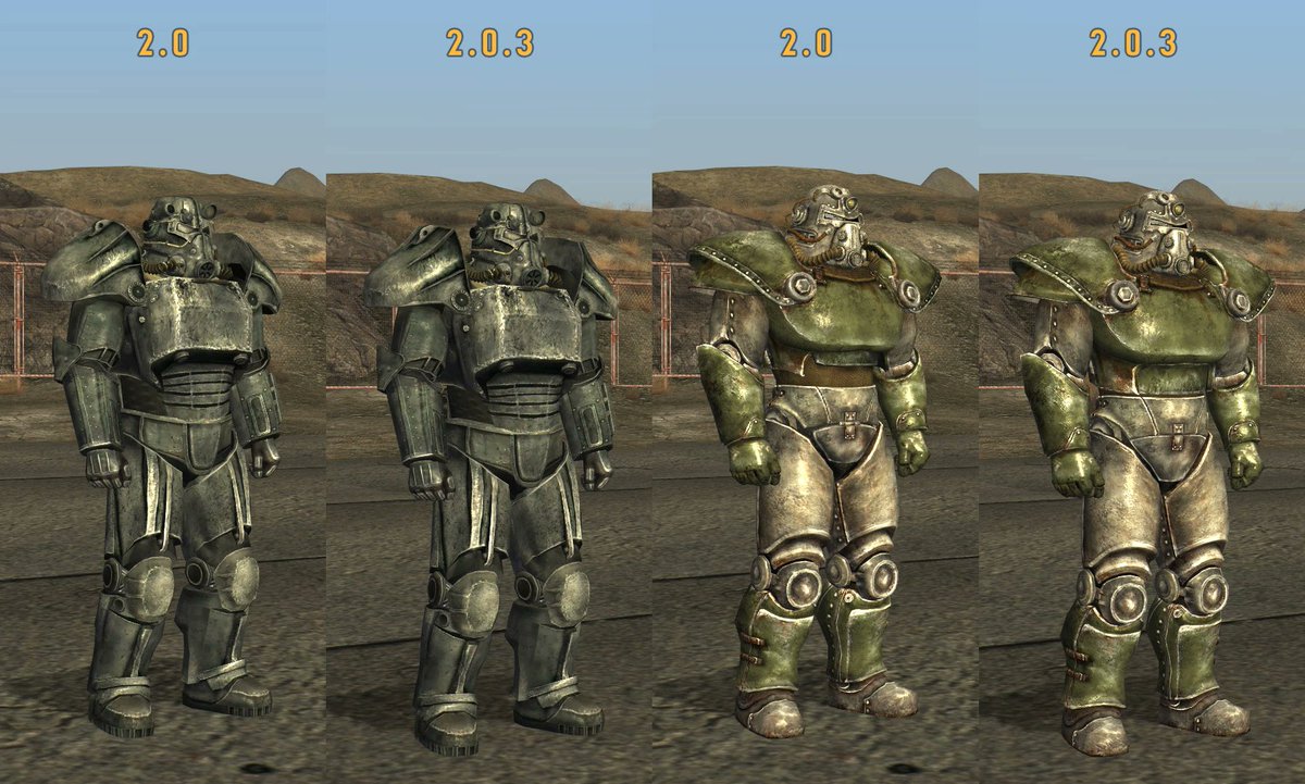 Zer0reflect's tweet photo. i fucking hate fallout 4 power armor. the proportions are total dogshit and all the pieces have to conform to the frame system. the way you get pieces in the game sucks ass. its annoying to use so i just dont bother. Titans of The New West is the perfect implementation https://t.co/w4bxP7mDri