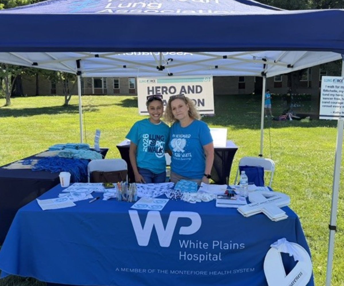 WPHospital's tweet photo. When found early, lung cancer is more treatable, making screening one of the most powerful tools for saving lives. White Plains Hospital proudly supported the 2026 LUNG FORCE Walk Hudson Valley. Learn about lung cancer screening: 914-849-7299. #WPHProud https://t.co/AWOxoCE2Ag