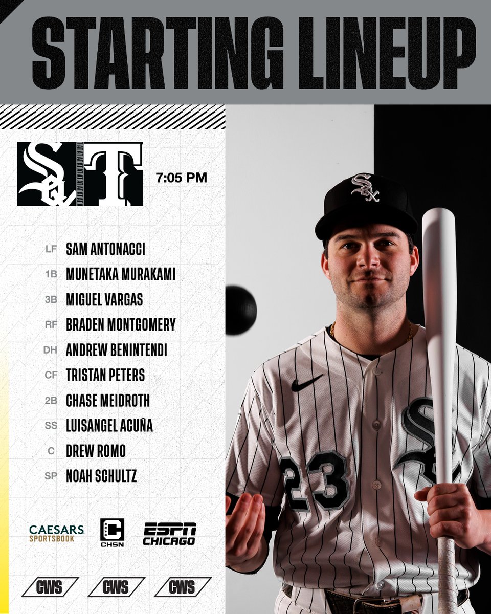 whitesox's tweet photo. Updated Lineup: https://t.co/Tc7BzGvDDG