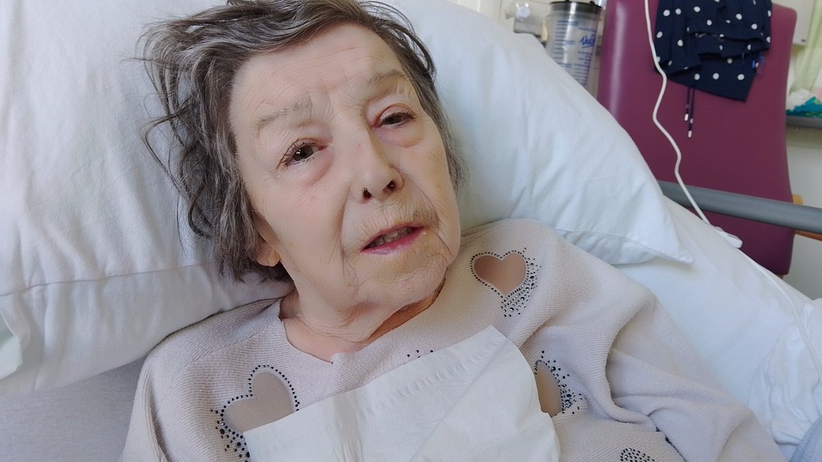 DavidDhenry's tweet photo. I visited my mum again in hospital. She's looking better. 12 day's ago I had a call from a GP that was dealing with my mum in the Care Home who told me it was "end of life" and I should take her home to die.

Lack of food and liquids for what appears to be 2 weeks and heavily medicated. I've been at the hospital almost everyday to feed her dinner. She's looking better and today for the first time she was able to hold the drinking bottle with her favourite Peppermint and Liquorice tea.

I will deal with the Care Home and the GP but just now I'm just grateful she's getting better. I'm not ashamed to say I love my mum.