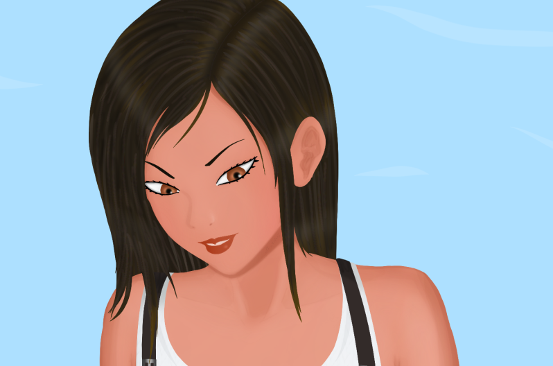 PiArt07's tweet photo. Tifa - Close Up | Alternate version coming soon... https://t.co/svDizlDcx5