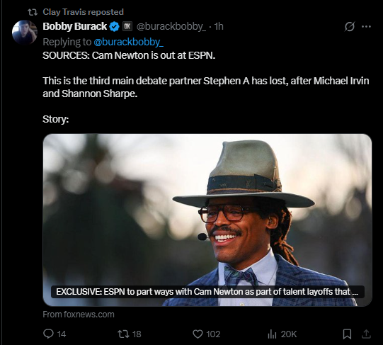 Exposing Clay Travis tweet media