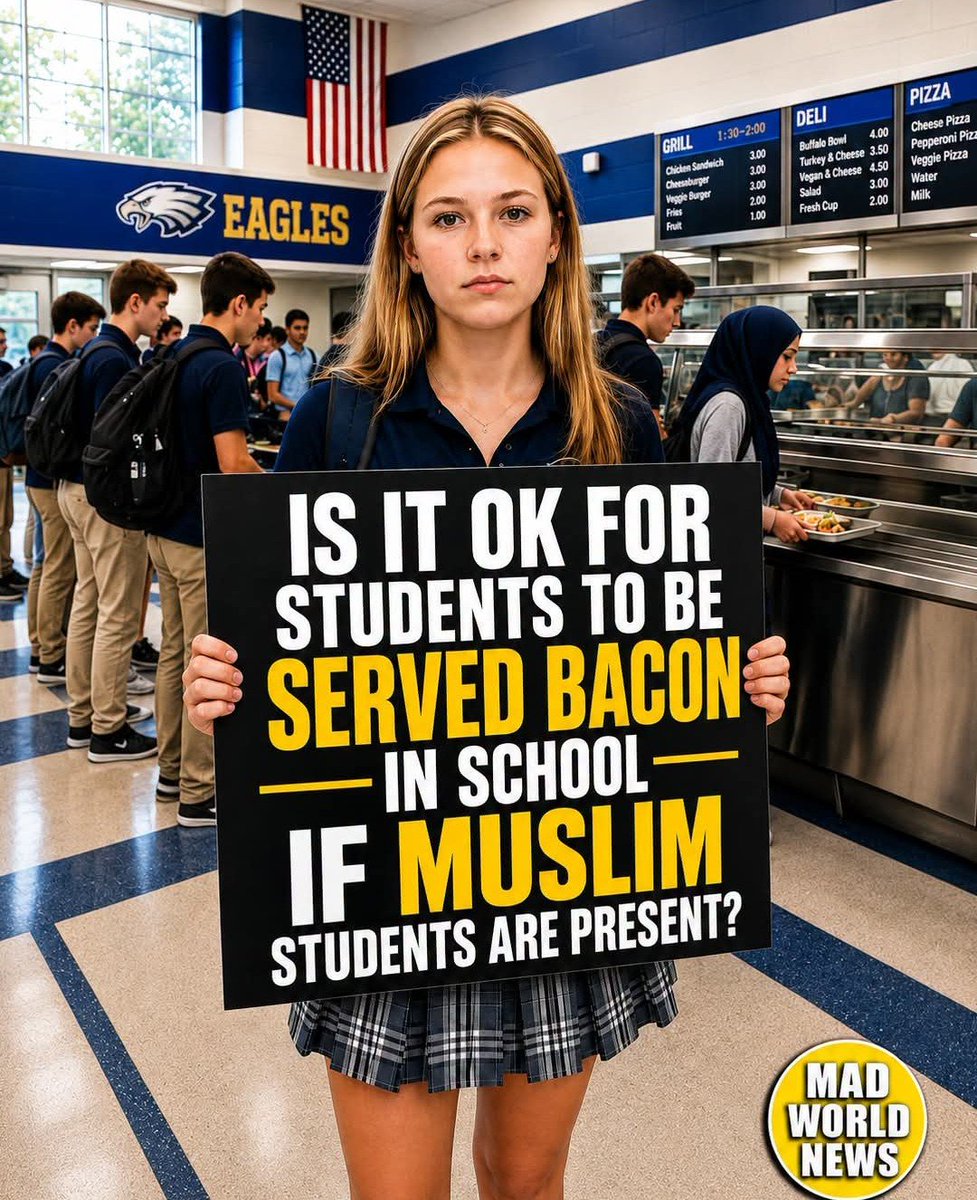 AlixG_2's tweet photo. Absofuvckinglutely, Islam is not welcome, bacon is https://t.co/fIAl4dhCZP