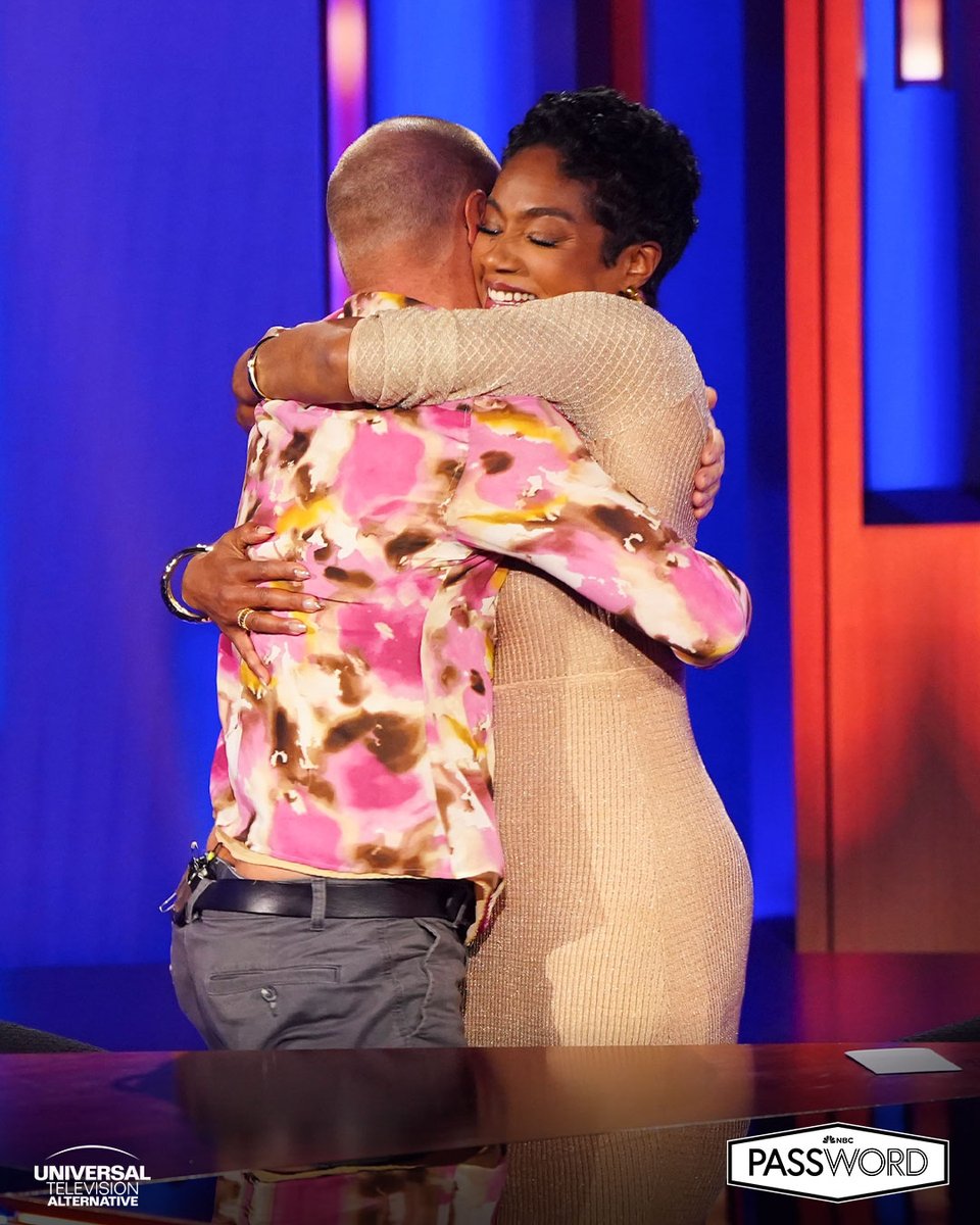 UTVAlternative's tweet photo. You never know where the clues will take you... 

@tiffanyhaddish joins @jimmyfallon for a cosmic-themed round that's full of surprises.

Don't miss #Password tonight at 10/9c on @nbc! 🔐 https://t.co/RHwlRYy3L0