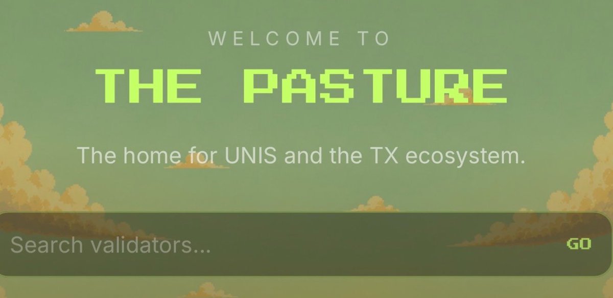 UNIStx's tweet photo. the pasture opens soon. 🦄 https://t.co/FTF50DVdjQ