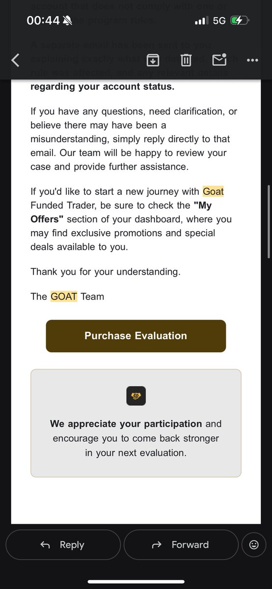 moga_solution's tweet photo. @NazGFT @propwatchmedia No, I only received this email. I already replied to it, but I haven’t received any response. That’s why I’m asking for your help. I would really appreciate it if you could assist me or guide me on what to do next. https://t.co/3YmV6nPDOa