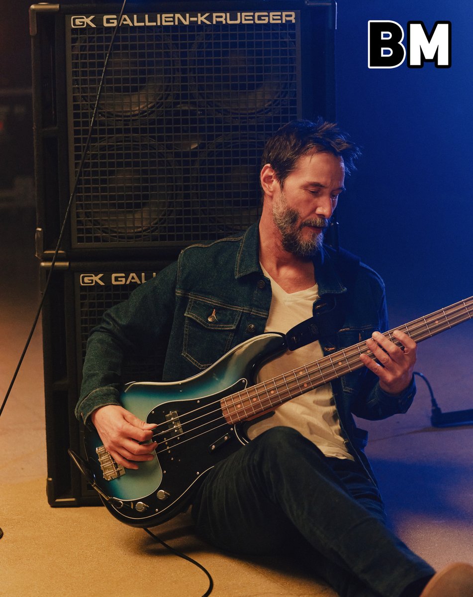 BassMagOnline's tweet photo. "Bass is always what I hear when I listen to music. I was never a failed or converted guitarist; I just went straight to bass. My ear has always been drawn to it, and I wanted to be able to do that."
Read our interview with Keanu Reeves here: https://t.co/JVzdU4r2wZ https://t.co/yR6BnP2Zfw