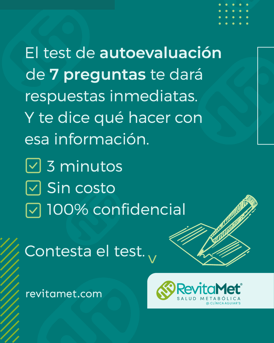 revitamet's tweet photo. Tu metabolismo está en algún punto de este espectro. ¿Sabes en cuál? Esta autoevaluación de 7 preguntas identifica tu perfil, te dice qué significa y qué hacer: https://t.co/GV9LptqgoK https://t.co/nyCOpI0Dpp