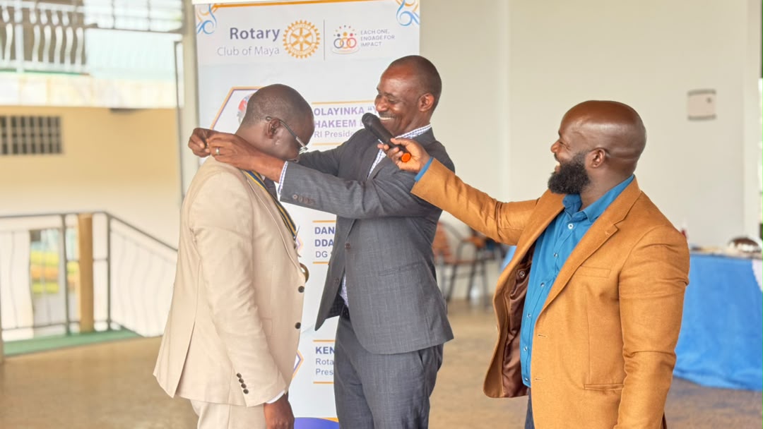 MayaRotary's tweet photo. We were privileged to have AG Zzaake induct Impact President @KennethK2024  during the club retreat on 5/7/26. The AG commended @MayaRotary 4 its strategic plan, urged President to leverage members' strengths &amp; cultivate more #PHFs
#EachOneEngageForImpact
#CreateLastingImpact https://t.co/Np7Bvw9RtI
