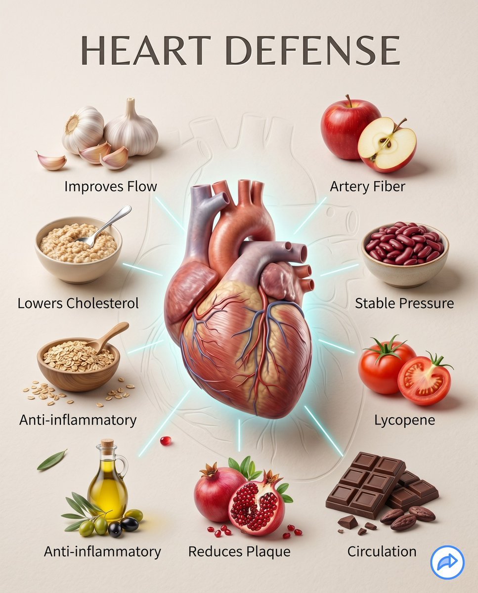 dietexlab's tweet photo. Food for your Heart Health 🫀 https://t.co/WnMRfcK7zo