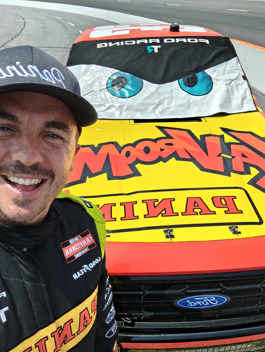 frankiemuniz's tweet photo. Battle-tested in extreme heat this weekend. We pushed through brutal temperatures and serious heat exhaustion, but we never backed down. Arms wide open because we left it all on the track with @PaniniAmerica powering us every lap. Grateful for the fight, the team, and our incredible partner holding us down in the toughest conditions in the sickest looking truck. Can't wait to get my hands on the diecast! Wonder if a Panini card of me being put into the ambulance post race will be in the next drop! Haha.

PS... Thanks to the incredible medical staff for getting me back on my feet! @TeamReaume @FordRacing