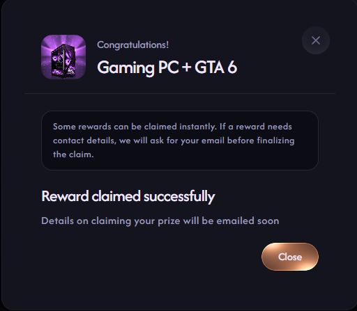 CryptoScrutator's tweet photo. WOW! Just won my second big prize from @Lingocoins $LINGO this July! 
A $2,500 Gaming PC is coming home! Huge thanks to $LINGO - this ecosystem is absolutely wild! 🚀🔥 https://t.co/SfZ8GOgJWp