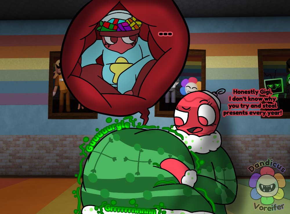 VoraciousBuggie's tweet photo. Alright! Sprout, Bobette, Flutter, and Vee won round 2! 

 Vee said the next poll will be posted on the 28th of July!

*Just a reminder all the toons that are digested will respawn back at the Dandy Anchor after a few hours! https://t.co/EtGhs8foq9
