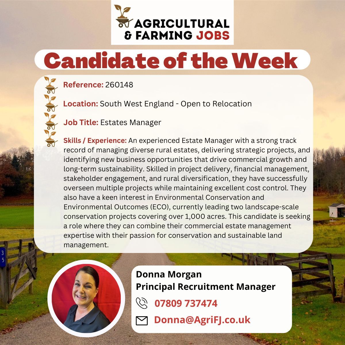 Agriculturaljob's tweet photo. 🌟***Candidate of the Week***🌟

If you would like to find out more about this candidate, please contact Donna on; 📞 07809 737474 or 📧 Donna@AgriFJ.co.uk

#agrifj #agriculturalandfarmingjobs #candidateoftheweek #estatemanager #ruralestates #ruralproperty #estatemanagement https://t.co/UGqX9GUIBC