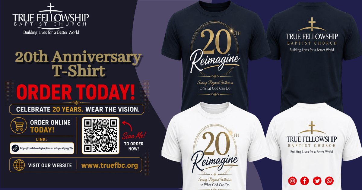 truefbc's tweet photo. Celebrate two decades in style with our exclusive 20th Anniversary T-Shirt. Limited edition—grab yours today! #Anniversary #LimitedEdition #Commemorate https://t.co/hh2TUZh5sf
