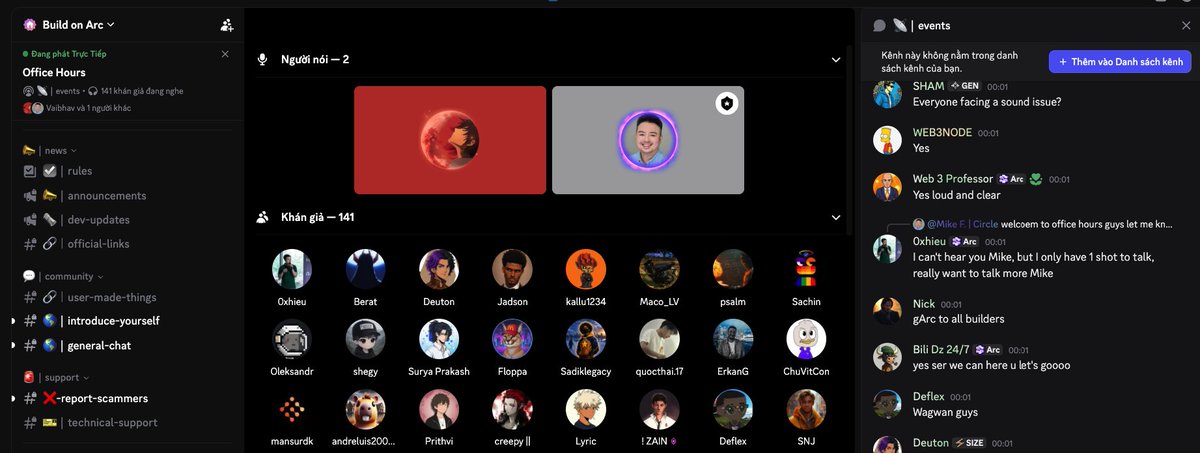stun9x's tweet photo. Nearly 200 people are ready for today's live session, join now @arc https://t.co/In81cj6oPB