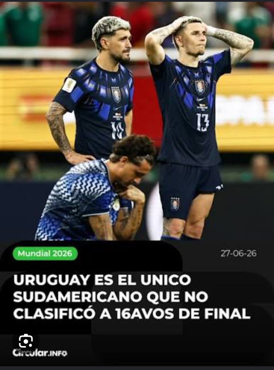 ROALC1976's tweet photo. @reuruguaya A tu arquero se le escapan y al resto de tus jugadores les faltan, pero bueno, ponete otra estrellita en la camiseta y hacé de cuenta que sos Brasil. https://t.co/ObP5i8TAIv