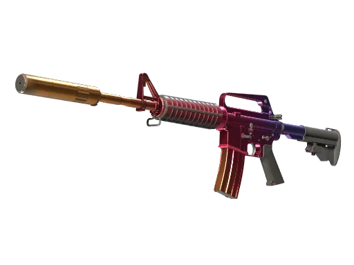 NotPauseNPlay's tweet photo. The M4A1-S Factory New Fade needs to be studied in classrooms. This gun was unique among M4A1-S skins and still has managed crash from 720$ USD to 223$ USD in less than a year. 
-500$ just gone from the skin. 

The M4 Fade has over 115K skins in the game currently. 

It is a high liquidity item at 71% as well so it moves quickly amongst players and traders. 

Overall the M4 Fade has lost over 30% value since October. 

It has also been removed from the armory which usually causes skins to rise and not fall. Since July  15 it has dropped over 35$ USD alone. The M4 Fade is falling and it cannot get up!