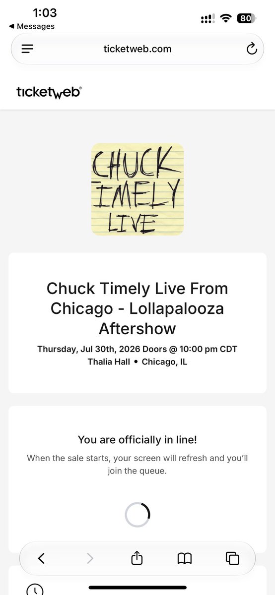 chaisemilop's tweet photo. Chuck Timely Live From Chicago PLSSS COME ON https://t.co/8xtG331hB1
