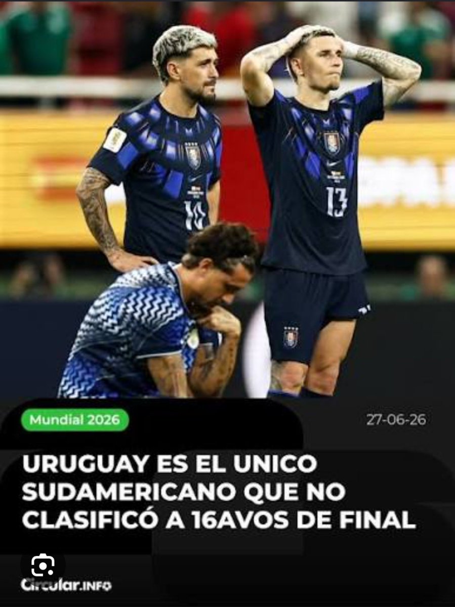 ROALC1976's tweet photo. @Guillefutbol_ Jajajajaja pobre uruguayito, la verdad das pena. https://t.co/z6mbSUUV6P