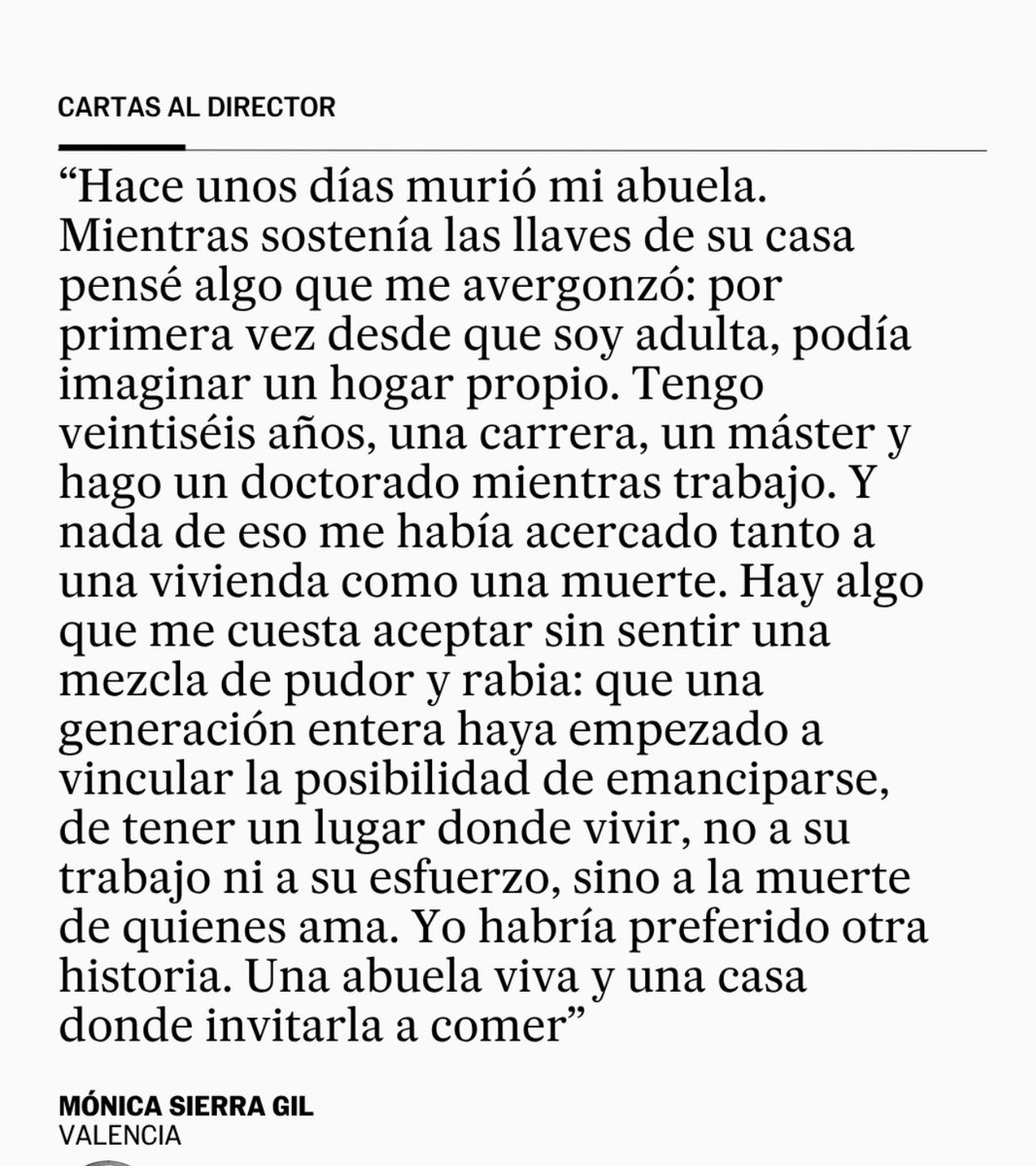 IbonPerezTV's tweet photo. “Una abuela viva y una casa donde invitarla a comer “.

💔 https://t.co/yhDMF76jdZ