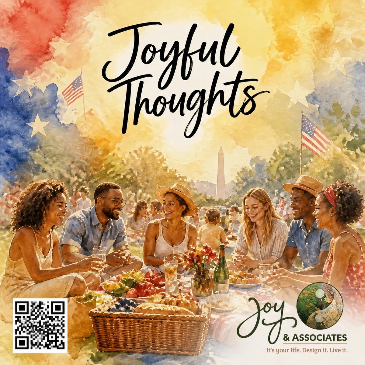 JoyofCoaching's tweet photo. 250 years of the American spirit! 🇺🇸 Let's honor freedom and the courage to dream big by living boldly and breaking bread together!

Book a session: https://t.co/tAWkBKPFhc
#lifeworksbetterwithjoy https://t.co/GWUXXGlH31