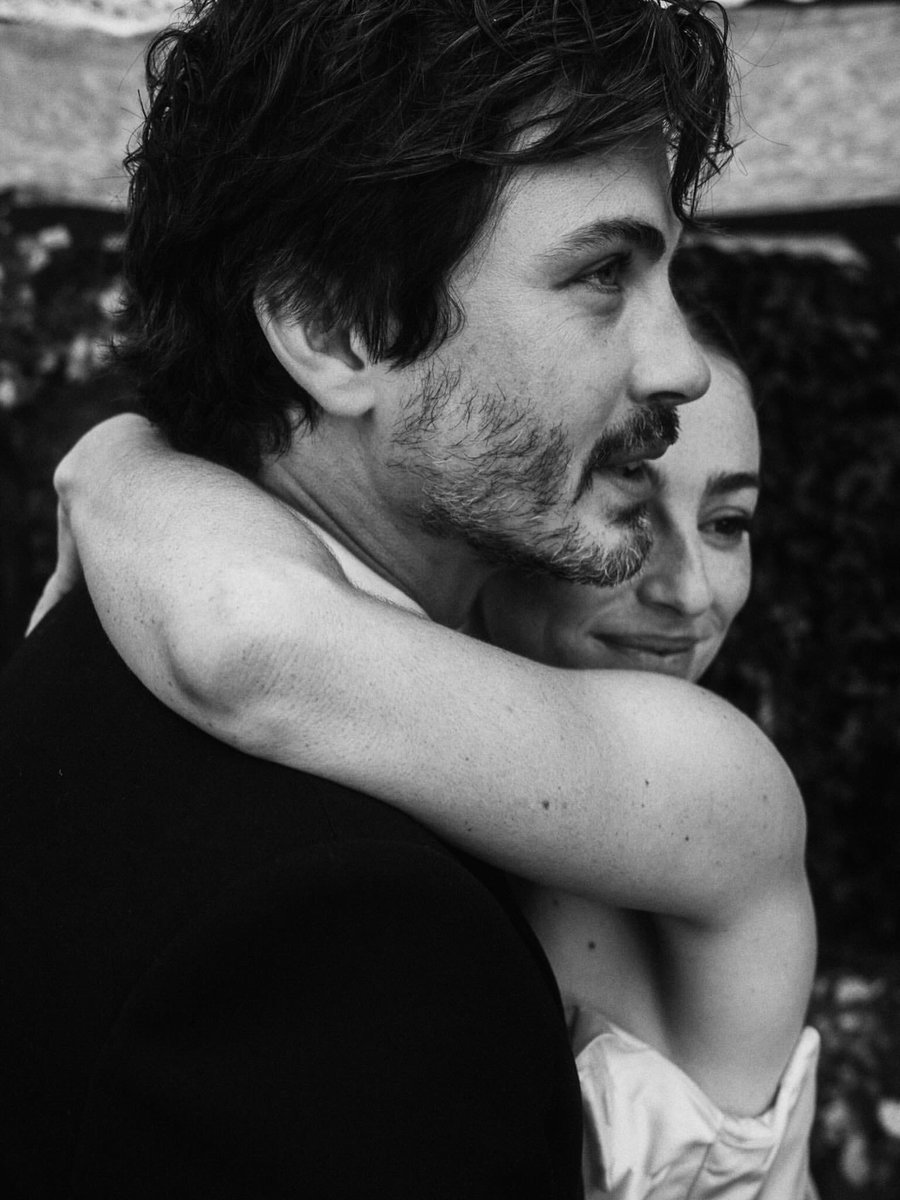 LermanUpdate's tweet photo. Mr and Mrs Logan Lerman! Beautiful pictures shared by Ana from their wedding day last month. 💍🤍 https://t.co/HufKDtouxx