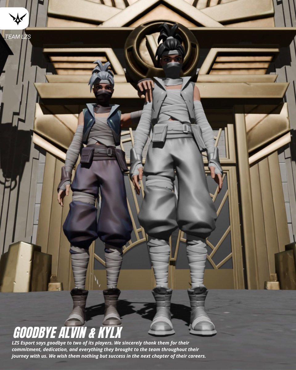 lzs_team's tweet photo. Deux chemins se séparent aujourd’hui, mais le respect et les souvenirs restent à jamais !

Aujourd’hui @kura_marek36234 et @Kylxz8 nous quitte 🫡

#LZSWIN 🩷🤍 https://t.co/EQPO8ExFRH
