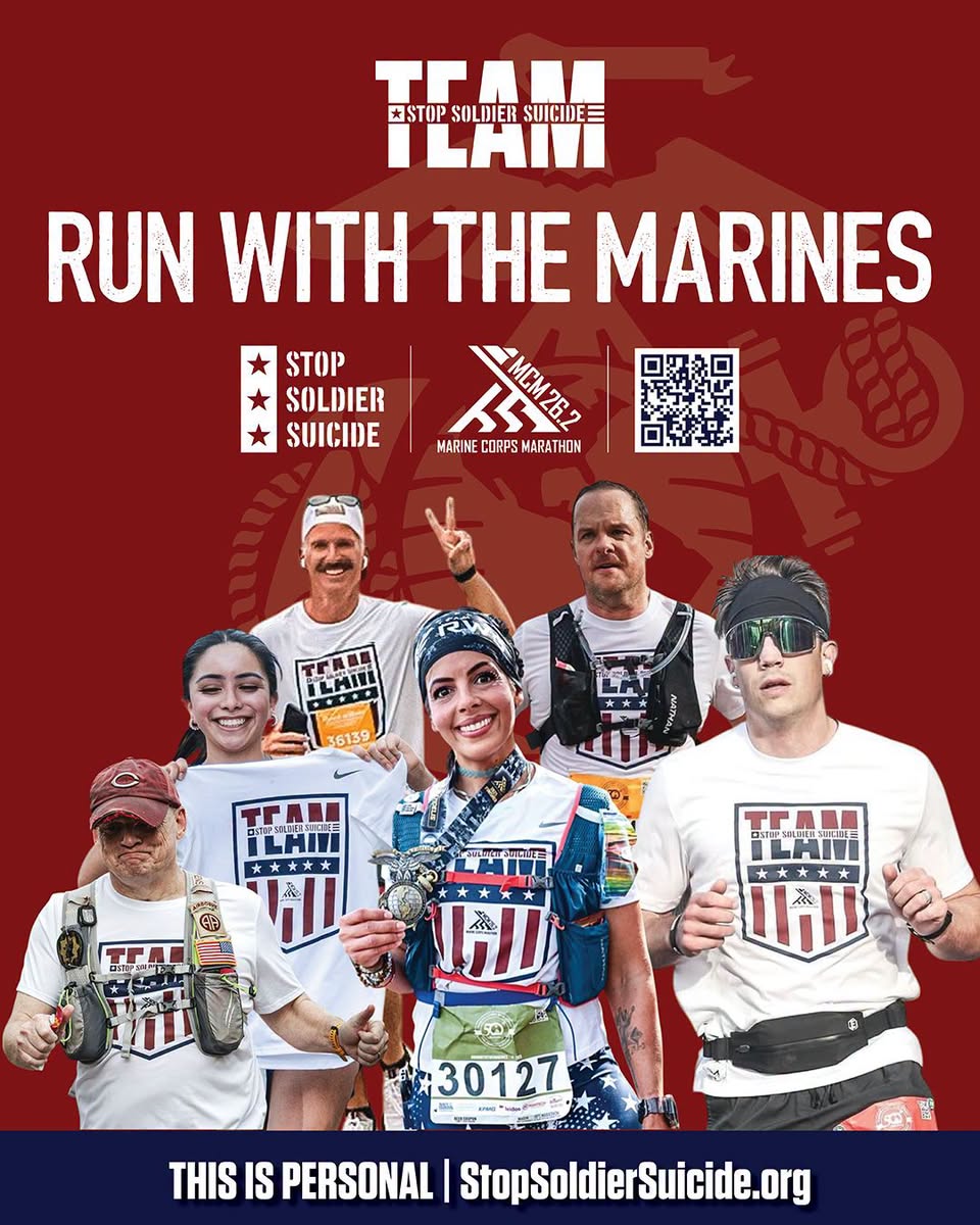 milesformike's tweet photo. I know firsthand what these miles at @Marine_Marathon mean.
Your support means more veterans & service members get free, suicide-specific care when they need it most.
Spots are limited. Registration closes 7/31.
Join Team SSS: https://t.co/8gKGMIRZpR
#MCM #RunWithTheMarines https://t.co/AGl8pCEtRW
