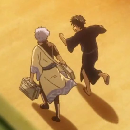 poniykata's tweet photo. hijikata's yukata slit will reach his thigh, and gintoki loves to steal glances at it https://t.co/ip2GvMP89W