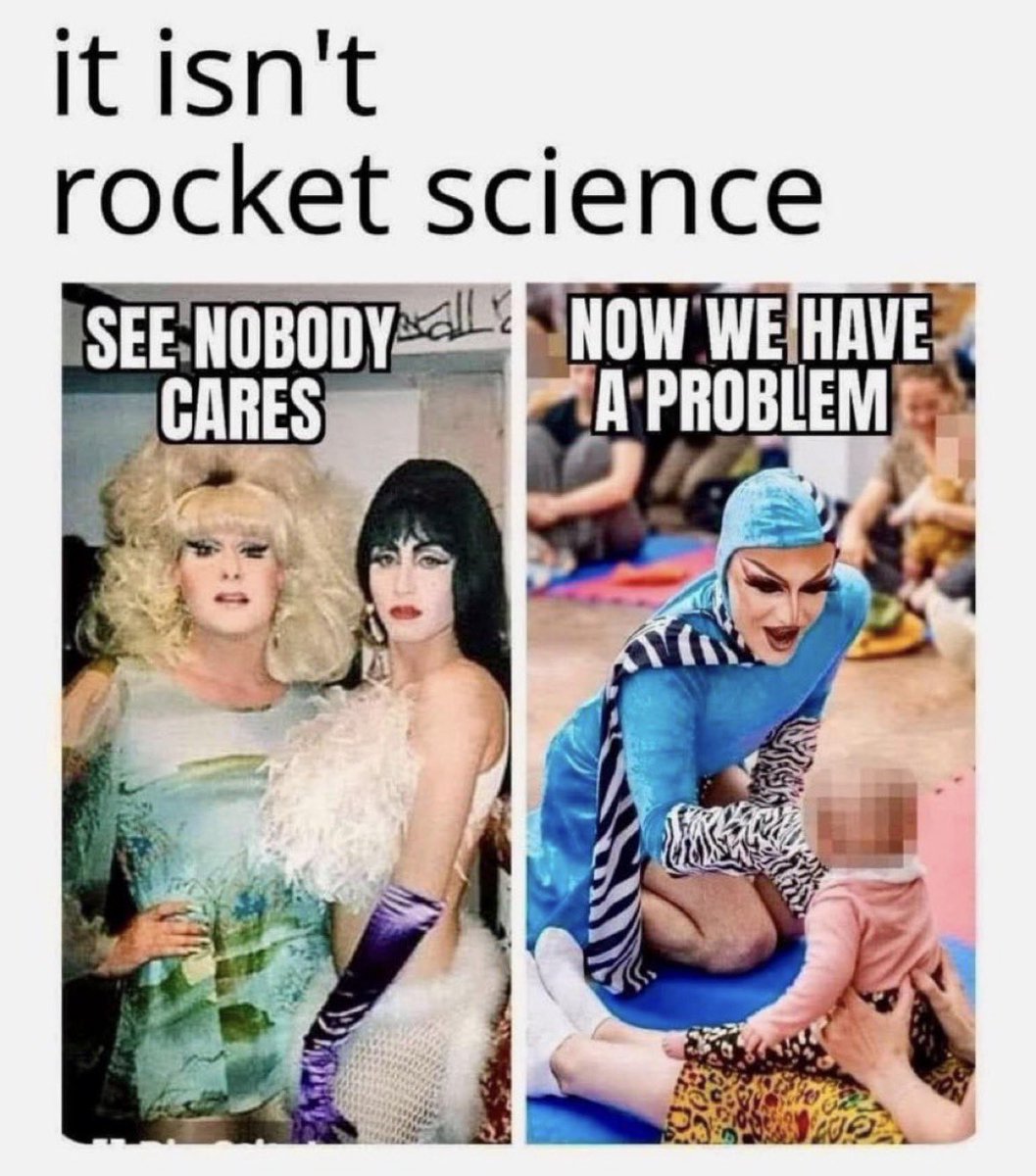 againstgrmrs's tweet photo. No one had a problem with drag until they started involving children. https://t.co/HeGnXBtwWb