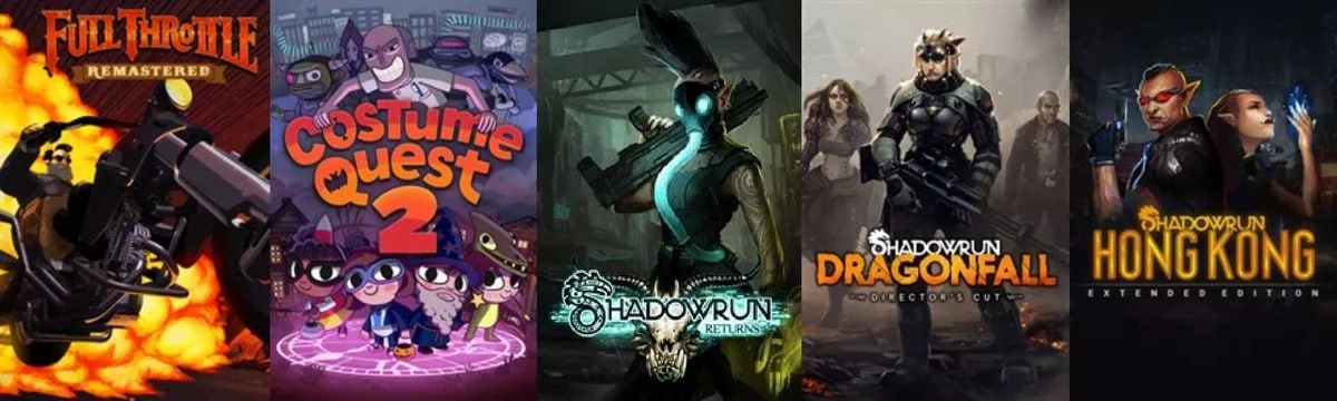 gamepassAP's tweet photo. 💪🔤 Xbox Game Pass Essential recibe 5 juegos por sorpresa

Microsoft ha ampliado el catálogo sin previo aviso con Full Throttle Remastered, Costume Quest 2 y la trilogía completa de Shadowrun: Returns, Dragonfall y Hong Kong. Los cinco juegos ya están disponibles para descargar. https://t.co/1CrbdSx7mT