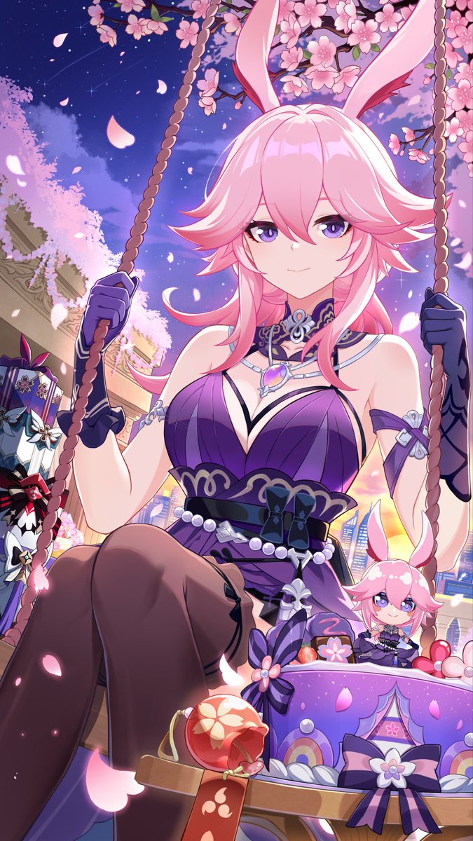 leylahseeker's tweet photo. Sakura has to be the one with most beautiful birthday art ever it’s clearly that someone in hi3 team really love her unlike the company. https://t.co/Uqzq2NdPJo