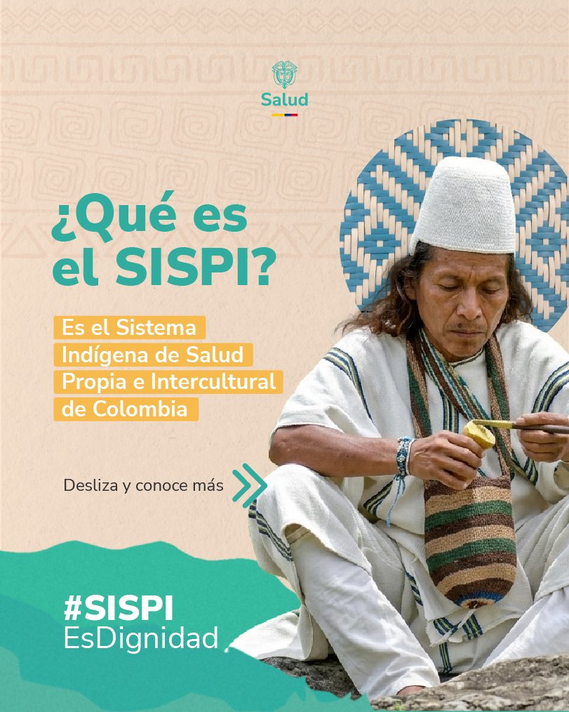 MinSaludCol's tweet photo. Avanzamos hacia un Sistema Indígena de Salud Propia e Intercultural que salvaguarda la diversidad cultural y fortalece el cuidado integral de los pueblos indígenas. 

#SISPIEsDignidad https://t.co/bhDHolsvHR