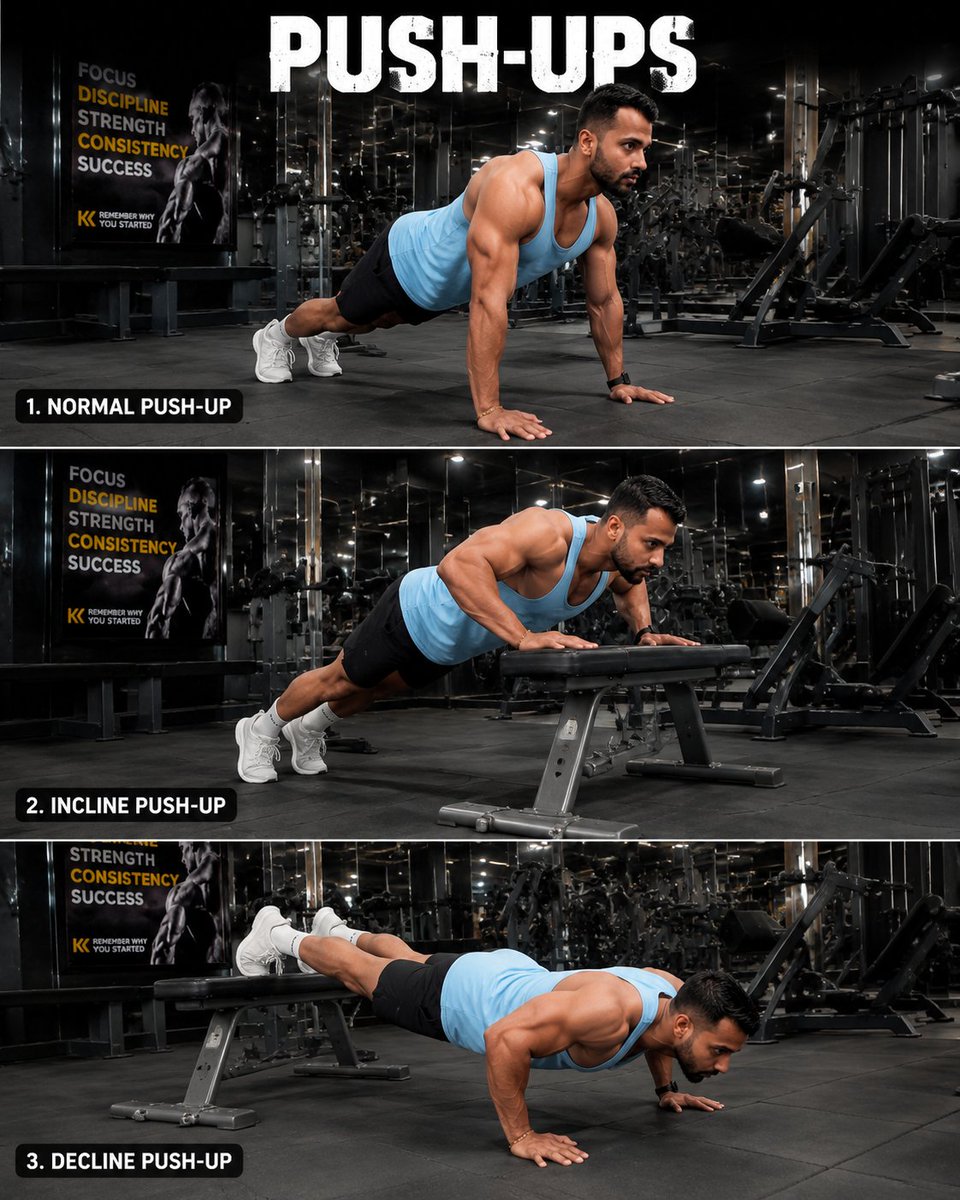 KHUSHAL131992's tweet photo. Every rep. Every set. Every drop of sweat brings me closer to my goal. No shortcuts—just discipline, consistency, and hard work. Keep showing up, and the results will follow. 🚀
#ChestWorkout #ChestDay #GymLife #Fitness #Workout like kro follow karo https://t.co/NR03ABUaG7