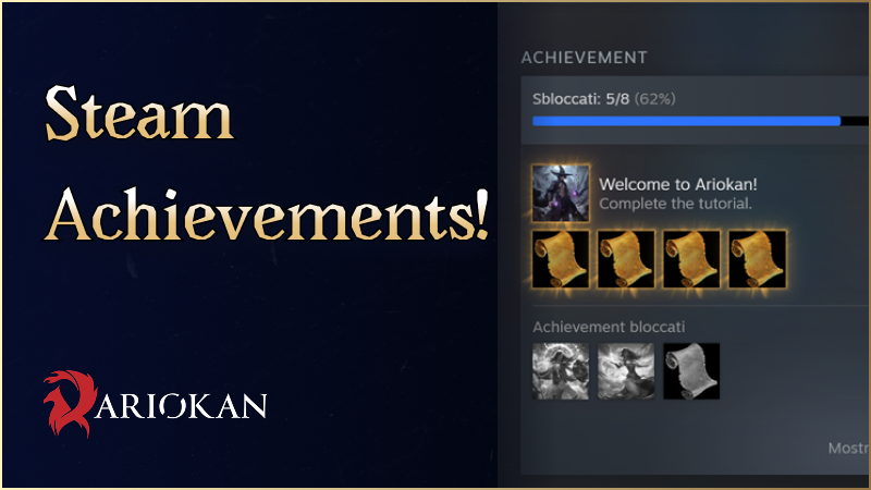 FatumGamesSL's tweet photo. 6 days to Ariokan's launch, and we're adding Steam Achievements!

Read more on Steam: https://t.co/s38xrmDJgG https://t.co/AgINyK56BM