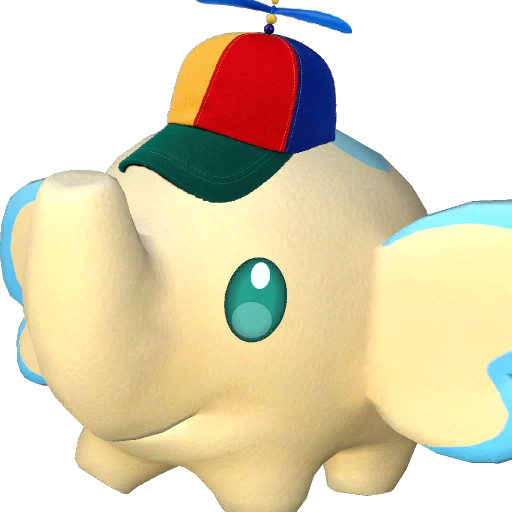_supacrunch_'s tweet photo. @Bucky_cm Give Teafant a propeller hat https://t.co/pWoQ8tmu0T