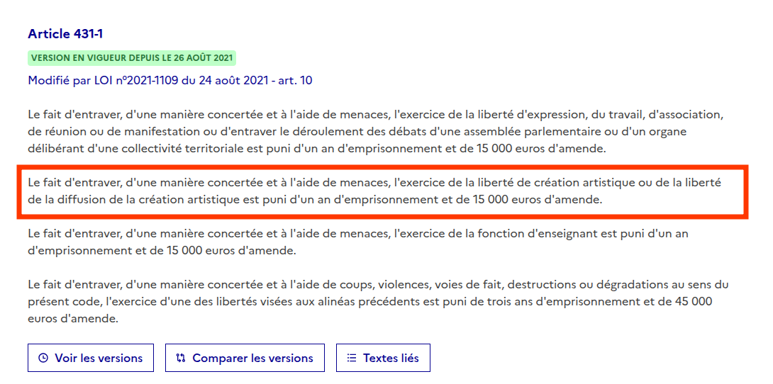 halteconnerie's tweet photo. 🔴 Et voilà pourquoi le nervi au petit pied de LFI Grenoble jure ses grands dieux que Barbara Butch a mis fin d'elle-même à son concert 🤡
Article 331-1 du code pénal - 1 an de prison, 15.000€ d'amende. 
Le mur de la réalité se rapproche des dents du fasciste à vitesse grand V https://t.co/6ExE5k99fj